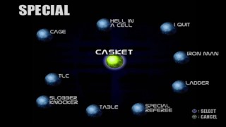 WWF SmackDown! 2: Know Your Role - Match Types List