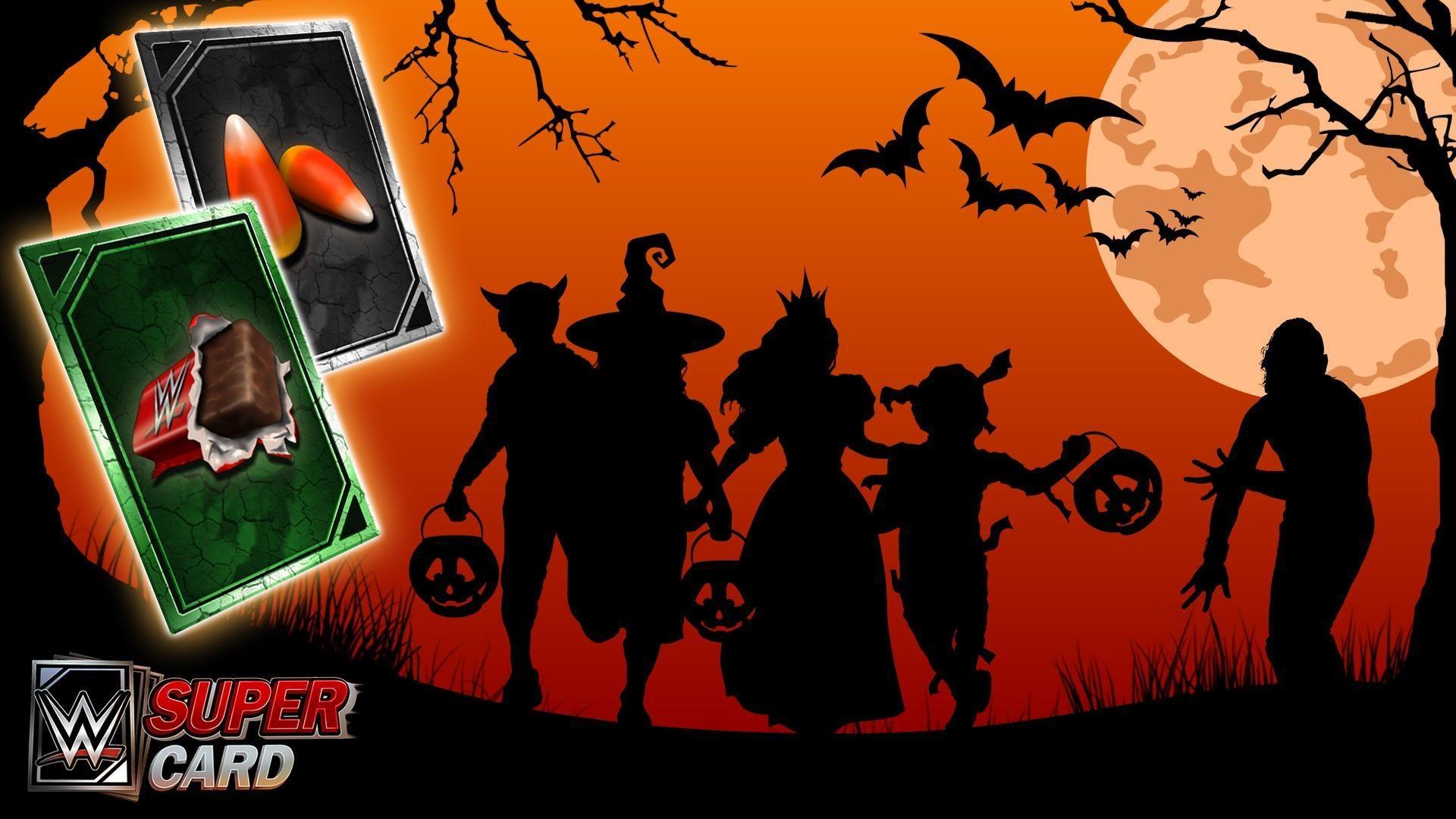 WWE SuperCard Unveils New Halloween Themed Zombie Cards - Trick or Treat - WWE SuperCard News