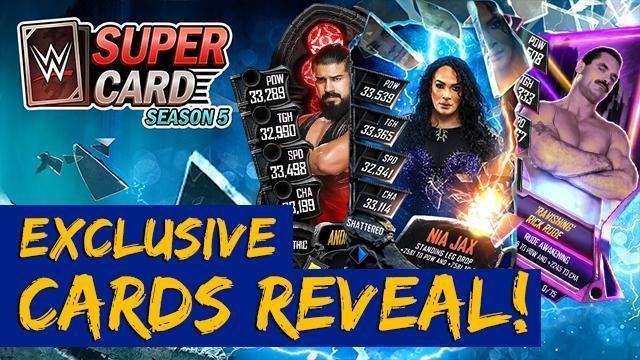 WWE SuperCard Season 5 Exclusive Cards Reveal! | WWE SuperCard News