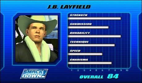 J.B. Layfield - WWE SmackDown! vs. Raw Roster