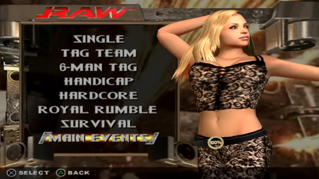 WWE SmackDown! vs. Raw (2005): Match Types List