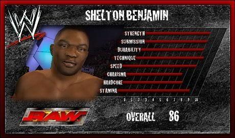 Shelton Benjamin - WWE SmackDown! vs. Raw 2006 Roster