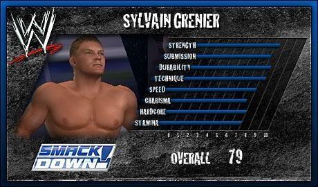 Sylvain Grenier - WWE SmackDown! vs. Raw 2006 Roster