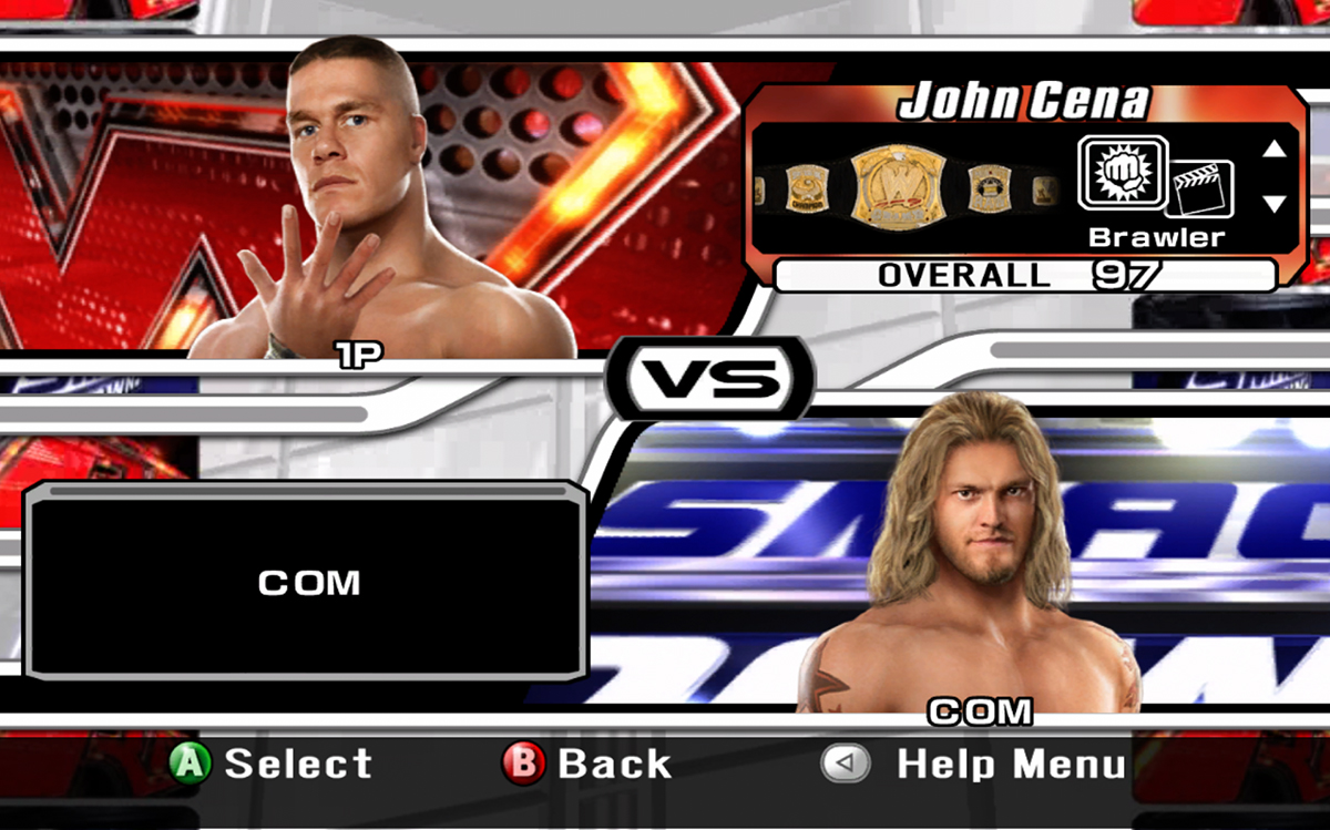 WWE SmackDown vs. Raw 2008: Championship Titles List