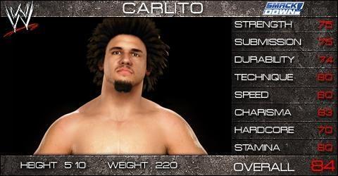 Carlito - WWE SmackDown vs. Raw 2009 Roster