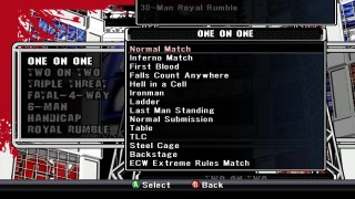 Smackdown vs raw 2009 match types