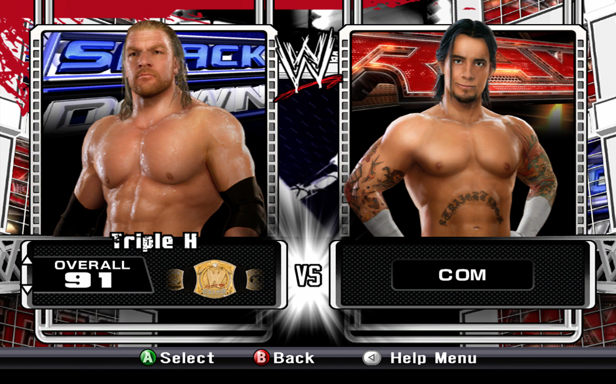 WWE SmackDown vs. Raw 2009: Championship Titles List