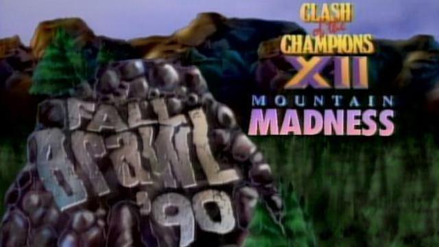 WCW Clash of the Champions XII: Mountain Madness/Fall Brawl '90 - Match Card & Results | WCW PPV