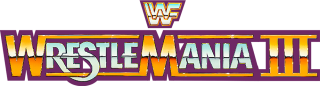 WWF WrestleMania III: Logo WWF WrestleMania III: Logo