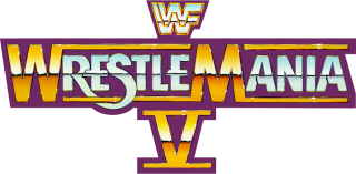 WWF WrestleMania V: Logo WWF WrestleMania V: Logo