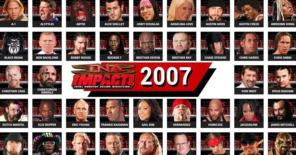 all time wwe roster