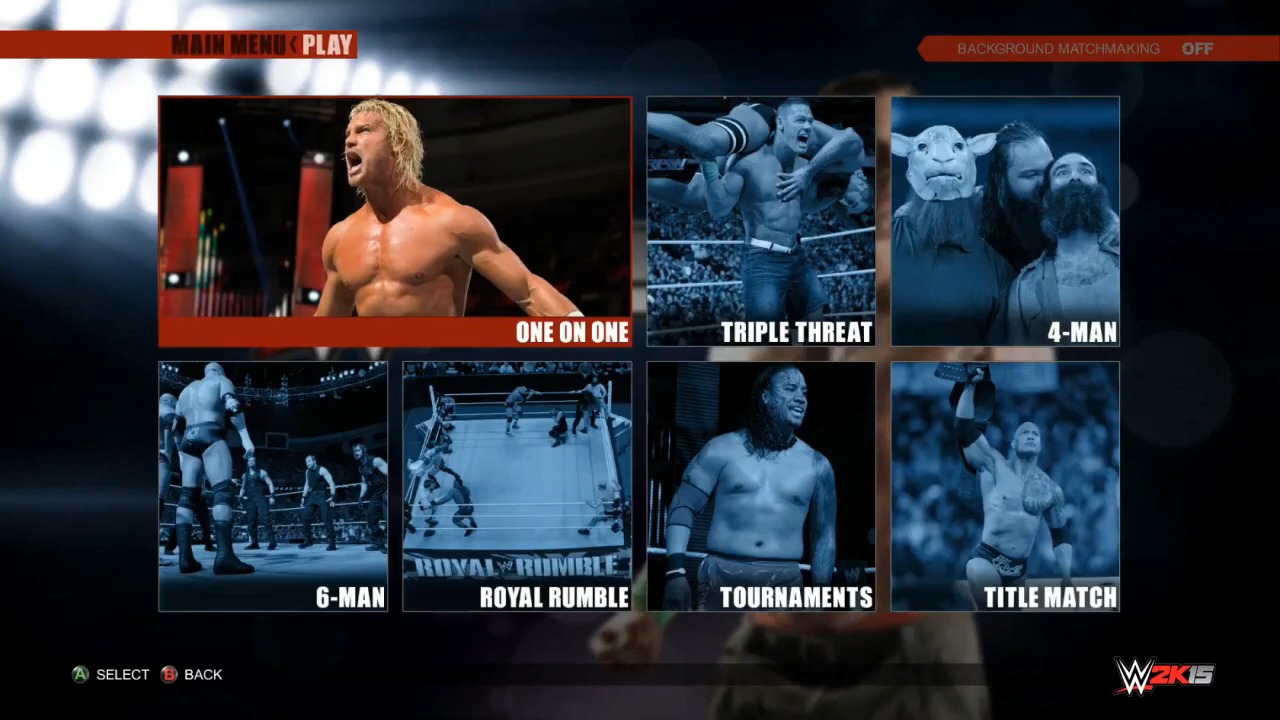 WWE 2K15 Match Types - Full List (PS4 & Xbox One) - WWE 2K15 Guides