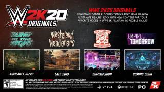 WWE 2K20 DLC: All 2K Originals DLC Packs and Downloadable Content Details