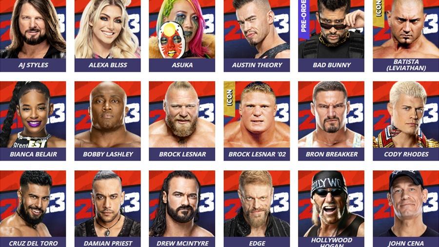 Wwe 2k23 Full Roster Page 