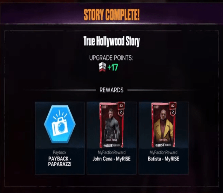 wwe2k24 myrise unleashed true hollywood story completed