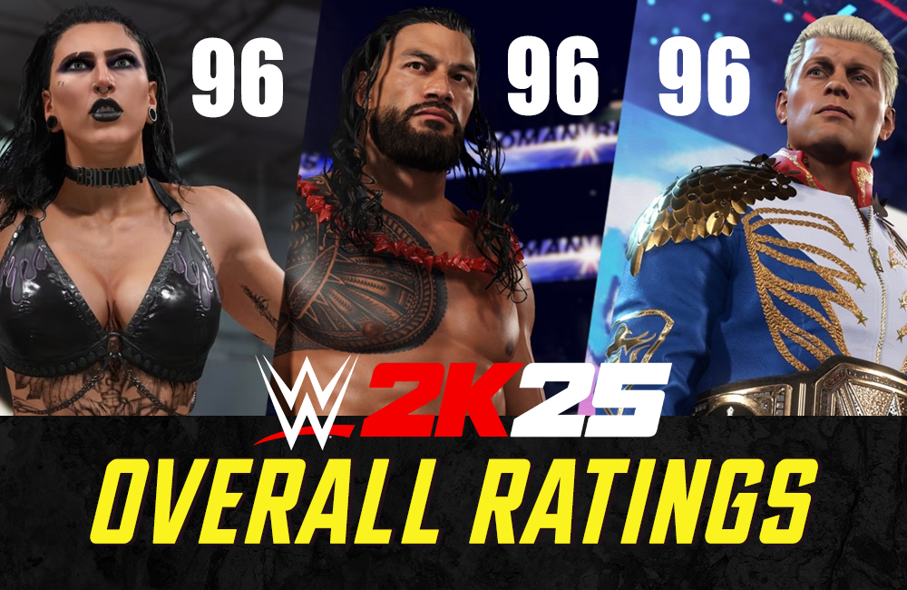 WWE 2K25 Overall Ratings List: All Superstars Ranked by Best Rating - WWE 2K25 News & Guides