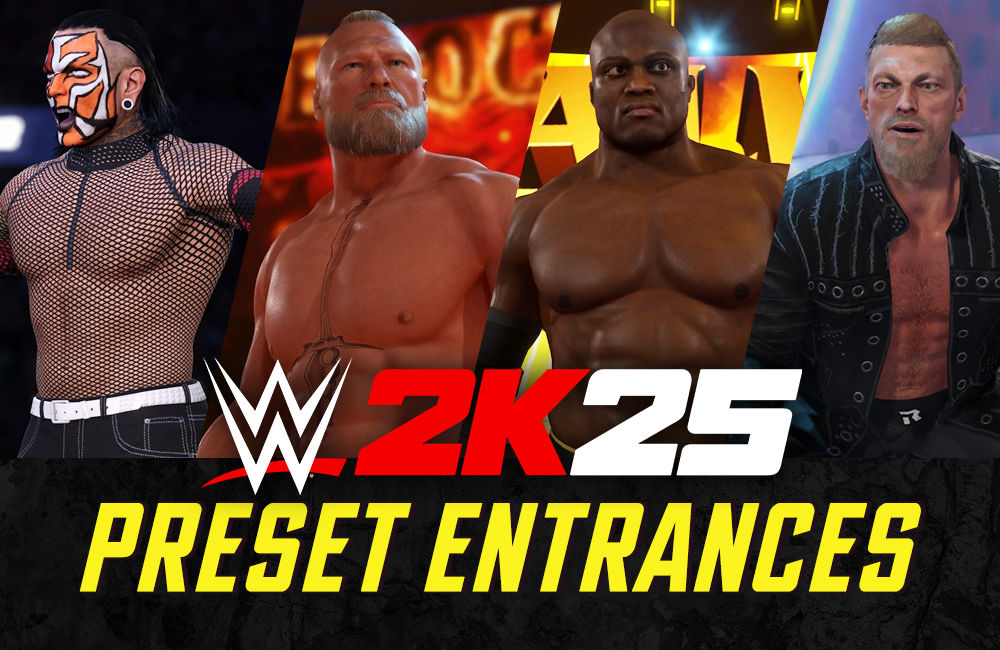 WWE 2K25 Preset Entrances Full List (Single, Tag, Trio & Title) - WWE 2K25 News & Guides