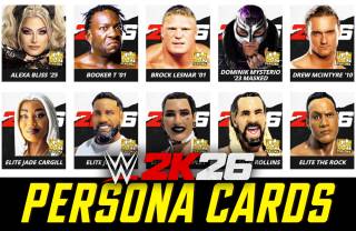 WWE 2K26 Persona Cards List & How to Unlock Them WWE 2K26 Persona Cards List & How to Unlock Them