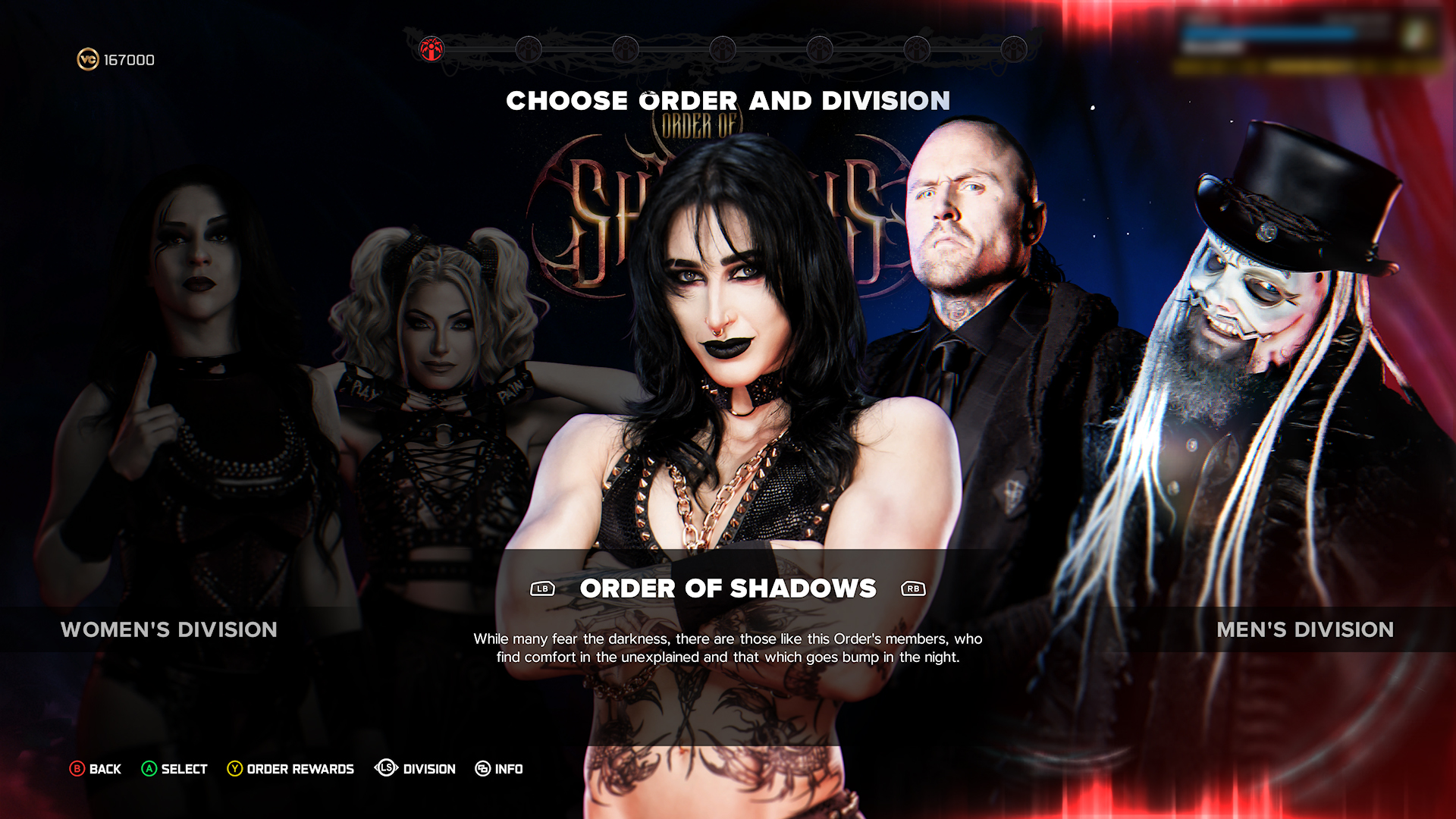 wwe 2k26 island guide factions orders