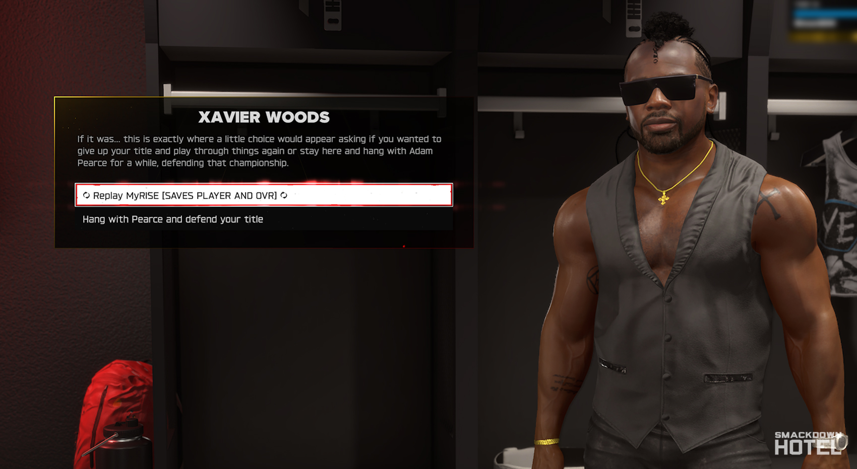 wwe 2k26 myrise guide replay xavier